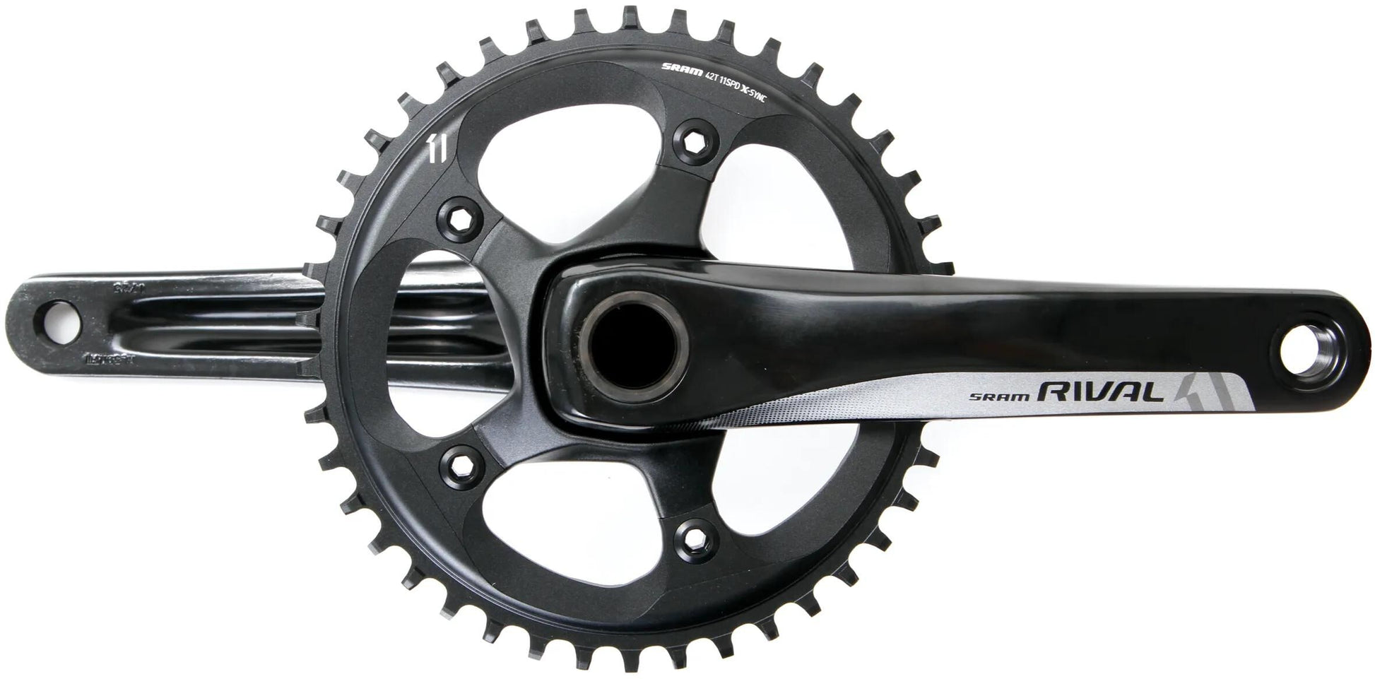 Sram crankstel rival 1 crankset rival 1 gxp 42 t. 175mm black