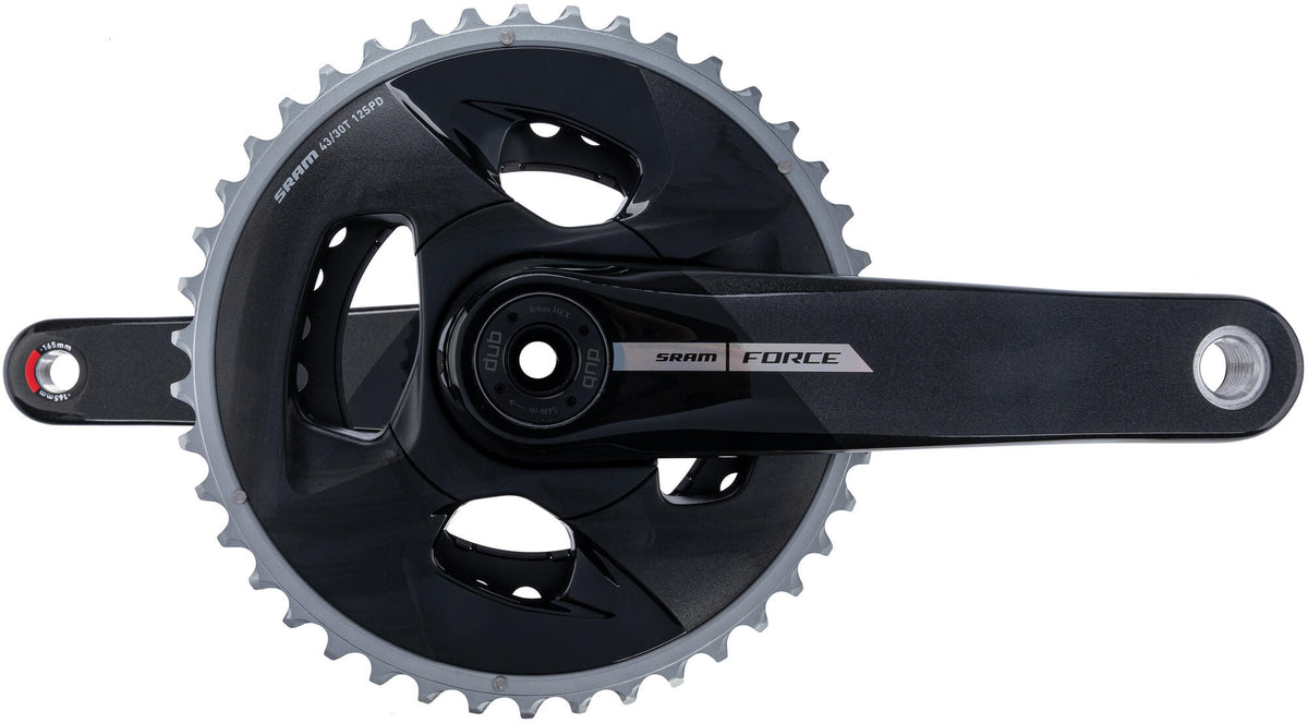 Sram force d2 wide dub 2x12-speed carbon crankset