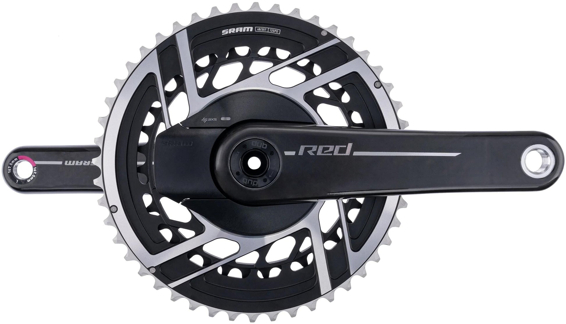 Sram kettenradgarnitur red axs e1 crankset pm red axs e1 35 48t 167,5mm