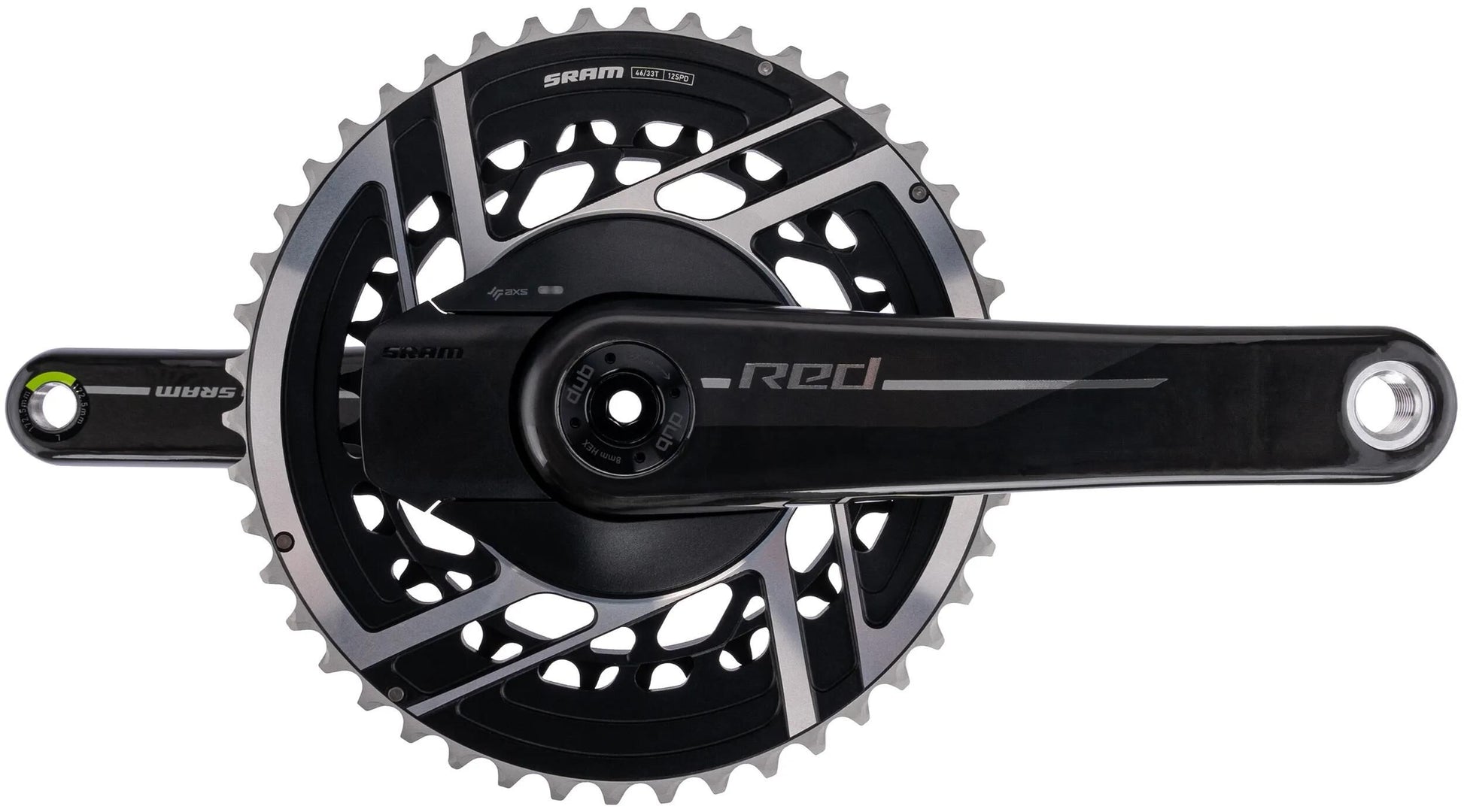 Sram kettenradgarnitur red axs e1 crankset pm red axs e1 33 46t 172,5mm