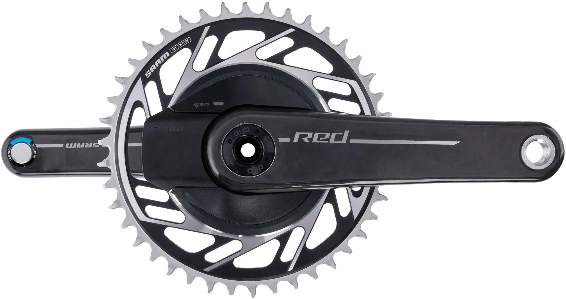 Sram kettenradgarnitur red 1 xplr axs e1 crankset pm red 1 xplr axs e1 42t 160mm