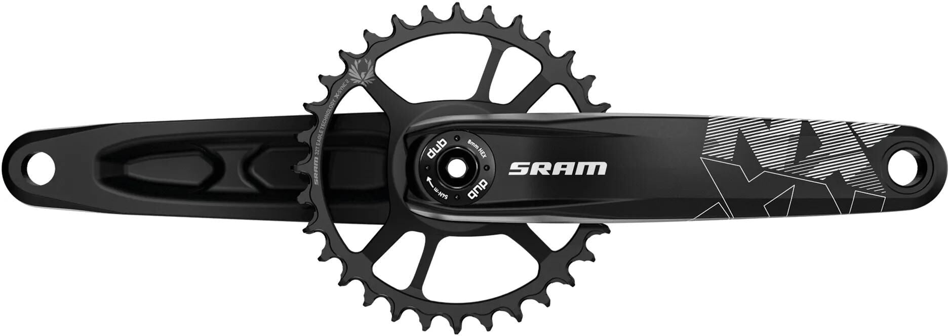 Sram crankstel nx eagle crank set nx eagle dub 32t.