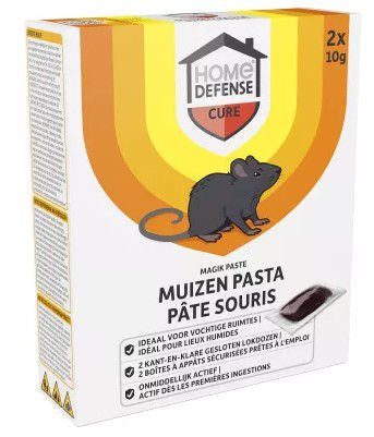 Kb bestrijding hd muizen granen alfachloralose kant en klare lokdoos 4st m