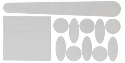 Contec achtervork- framebeschermer set full hd ct frame prot.full hd set, transparent