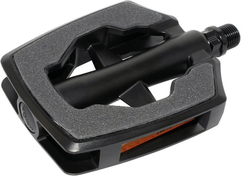 Marwi pedaalset sp-890 sandblock grijs aluminium mat zwart