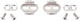 Silca schoenplaatjes cleats crankbroth. mtb crank brothers