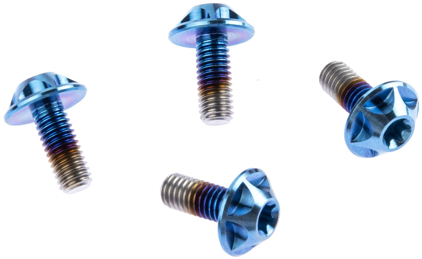Silca bevestigingsbout screw aqua ano 4pcs.