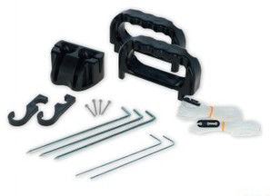 Ako netdeur compl set handgreep vloeranker en accessoires