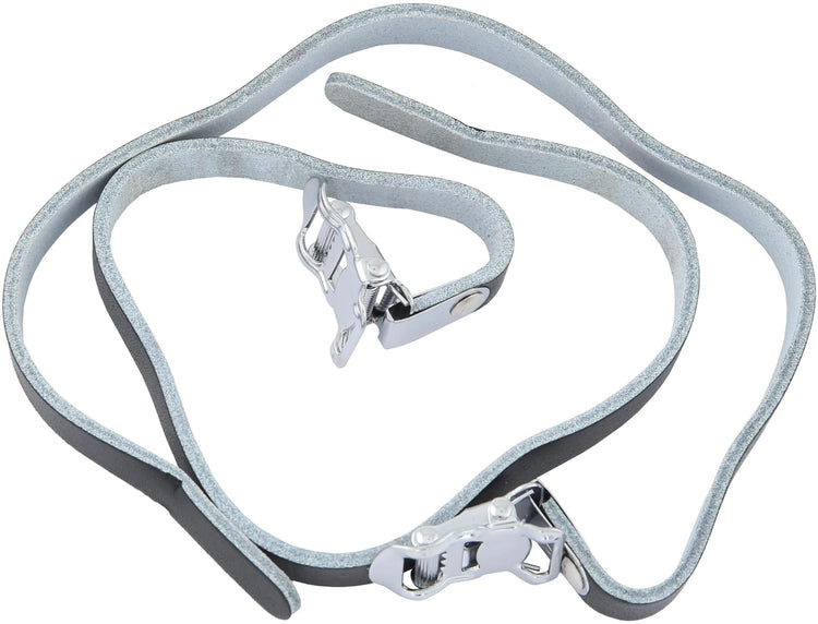 Contec toeclip-riemen leather strap ct pedalstrap leather leather black 2pcs