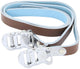 Contec toeclip-riemen leather strap ct pedalstrap leather leather brown 2pcs