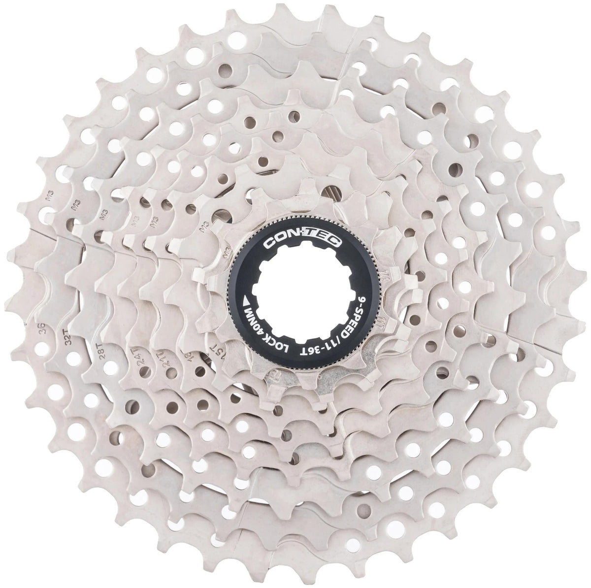 Contec cassette grad ct cassette grad 11-36t 9sp sil. black