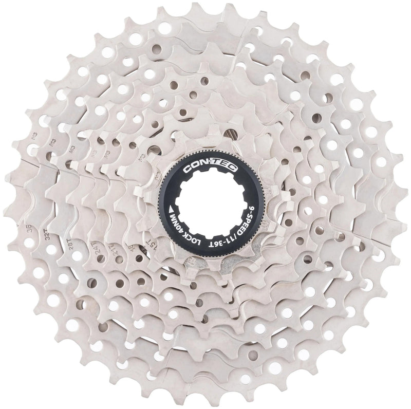 Contec cassette grad ct cassette grad 11-36t 9sp sil. black