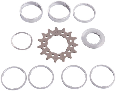 Point steck-zahnkranz sprocket w.spacer set 15t