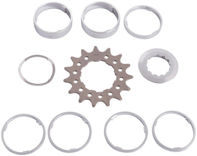 Point steek-tandwiel sprocket w.spacer set 15t
