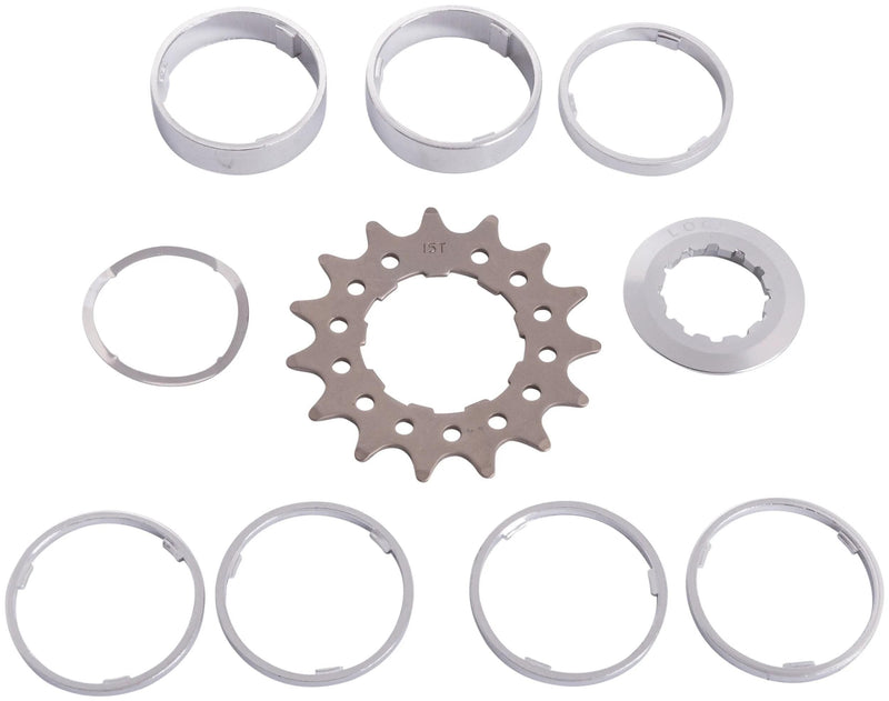 Point steek-tandwiel sprocket w.spacer set 15t