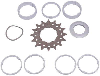 Point steek-tandwiel sprocket w.spacer set 16t