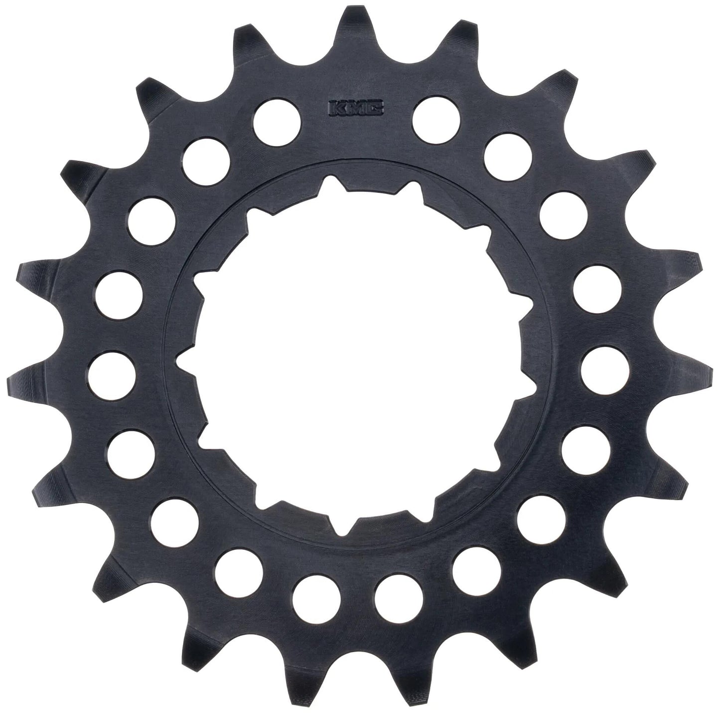 Kmc steck-zahnkranz sprocket rohloff 1 2 x 1 8 19z, aluminum