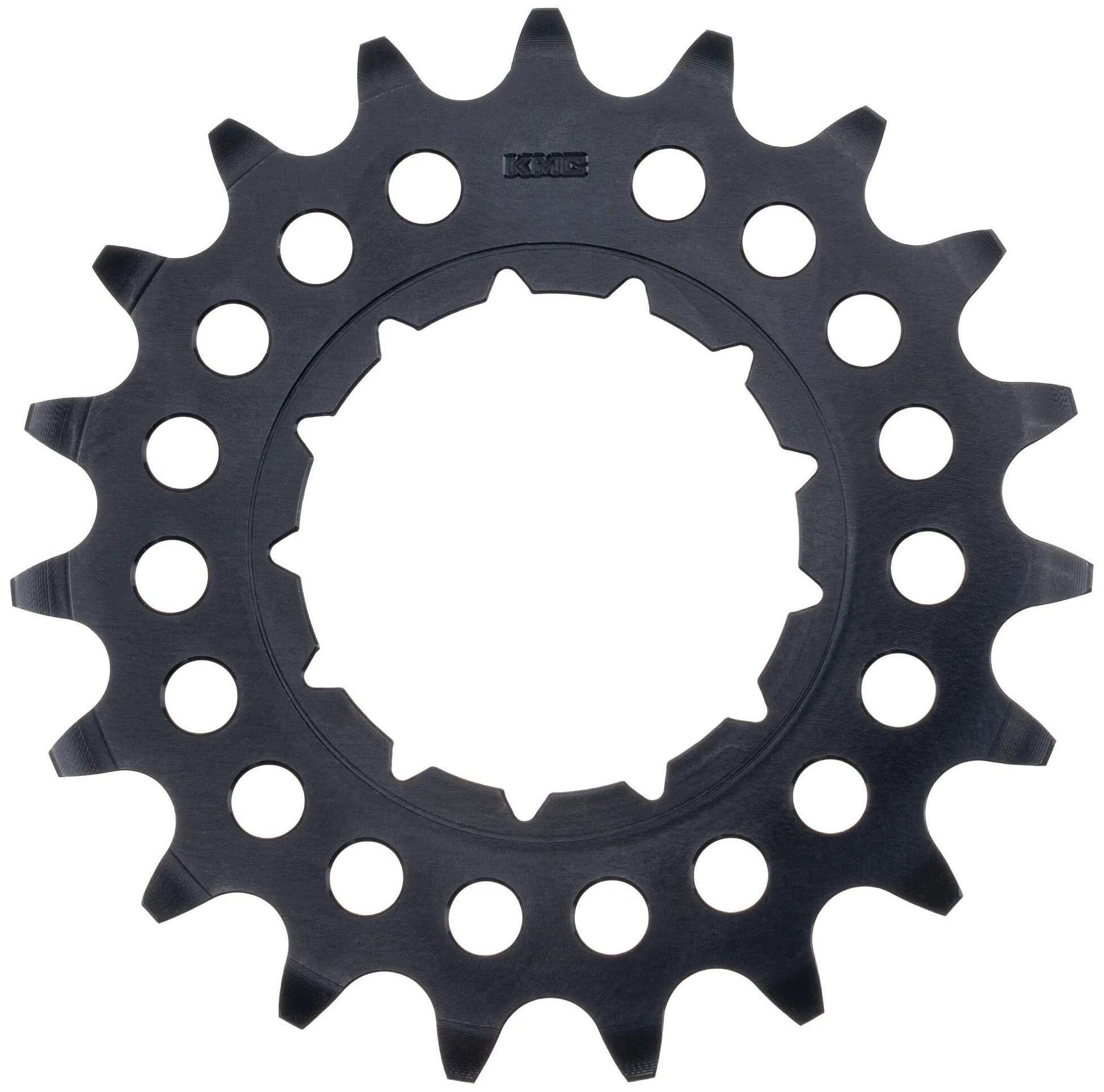 Kmc steck-zahnkranz sprocket rohloff 1 2 x 1 8 19z, aluminum