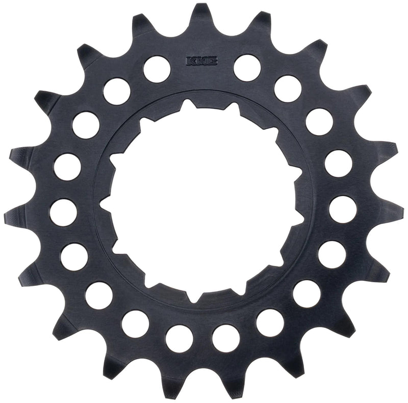 Kmc steck-zahnkranz sprocket rohloff 1 2 x 1 8 19z, aluminum