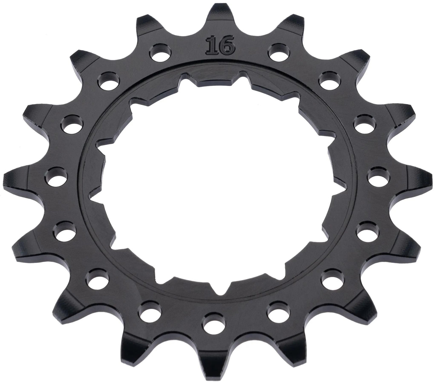 Kmc steek-tandwiel sprocket rohloff 1 2 x 1 8 16 teeth alu