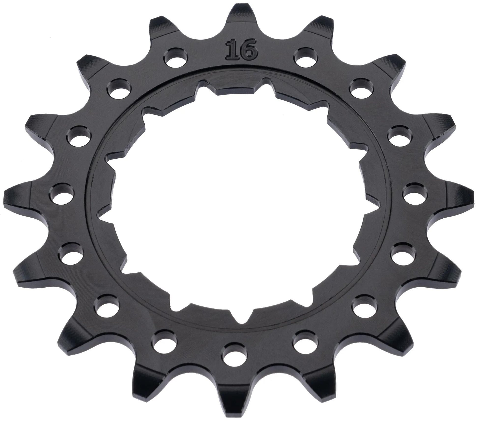Kmc steek-tandwiel sprocket rohloff 1 2 x 1 8 16 teeth alu