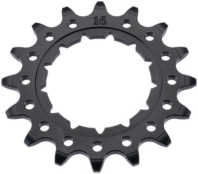 Kmc steek-tandwiel sprocket rohloff 1 2 x 1 8 16 teeth alu