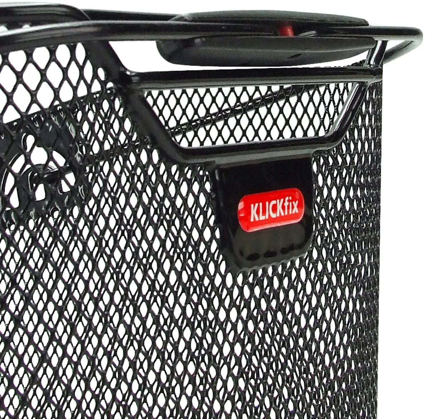 Klickfix mand city max rear basket r k city max black