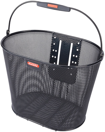 Klickfix rixen kaul fietsmand, voorop oval plus ef fr.basket r k oval plus ef black