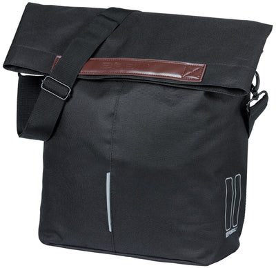 Basil tas city shopper zwart | mik hooks | 16l
