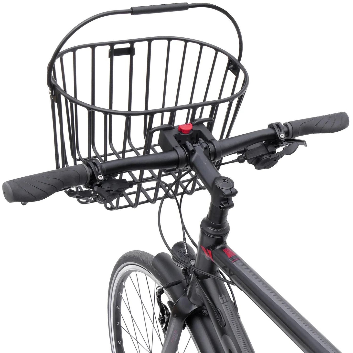 Klickfix mand alumino fr.basket r k alumino black