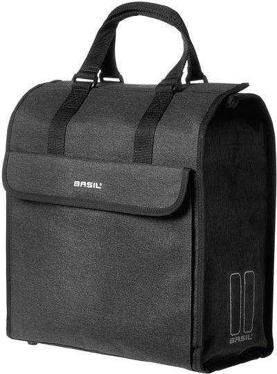 Basil Mira Fietsshopper Zwart Melee - 18L