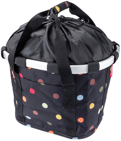 Klickfix rixen kaul shoppertas bikebasket shopping bag r k bikebasket dots