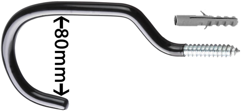 Point plafondhaken xl ceiling hook xl black silver