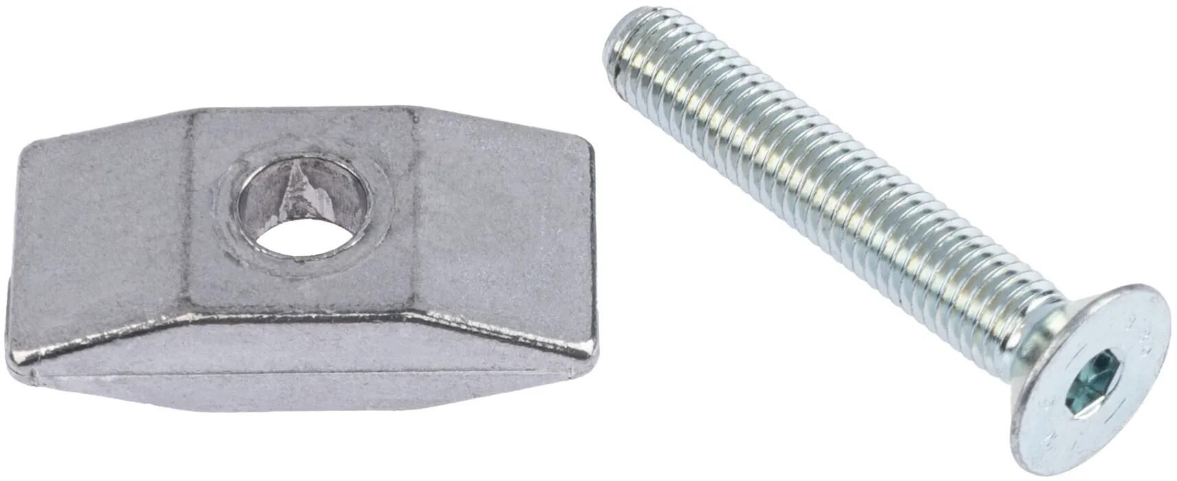 Pletscher standaardplaat f15 3 flap flap m10 x 50mm