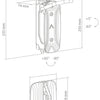 Contec presentatie-haken smart ct wall presenter smart black