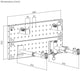 Contec wandpräsenter smart modular ct wall presenter smart modular black