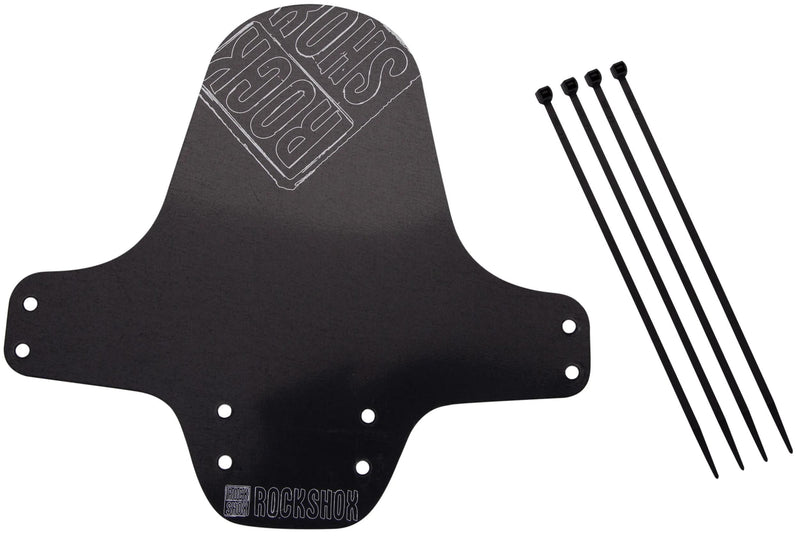 Rockshox steekspatbord fender clip-on fender rs black outline white dist.