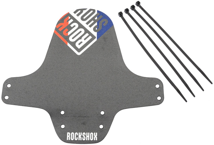 Rockshox steekspatbord fender clip-on fender rs black france flag