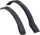 Hebie viper spatbordset 24-28 inch v-brake zwart