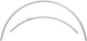 Curana spatbordset clite fender set c-lite,28 ,30mm,sil.