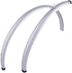 Contec spatbordset splash protect ct fender splash prot. 28 42mm silver shiny
