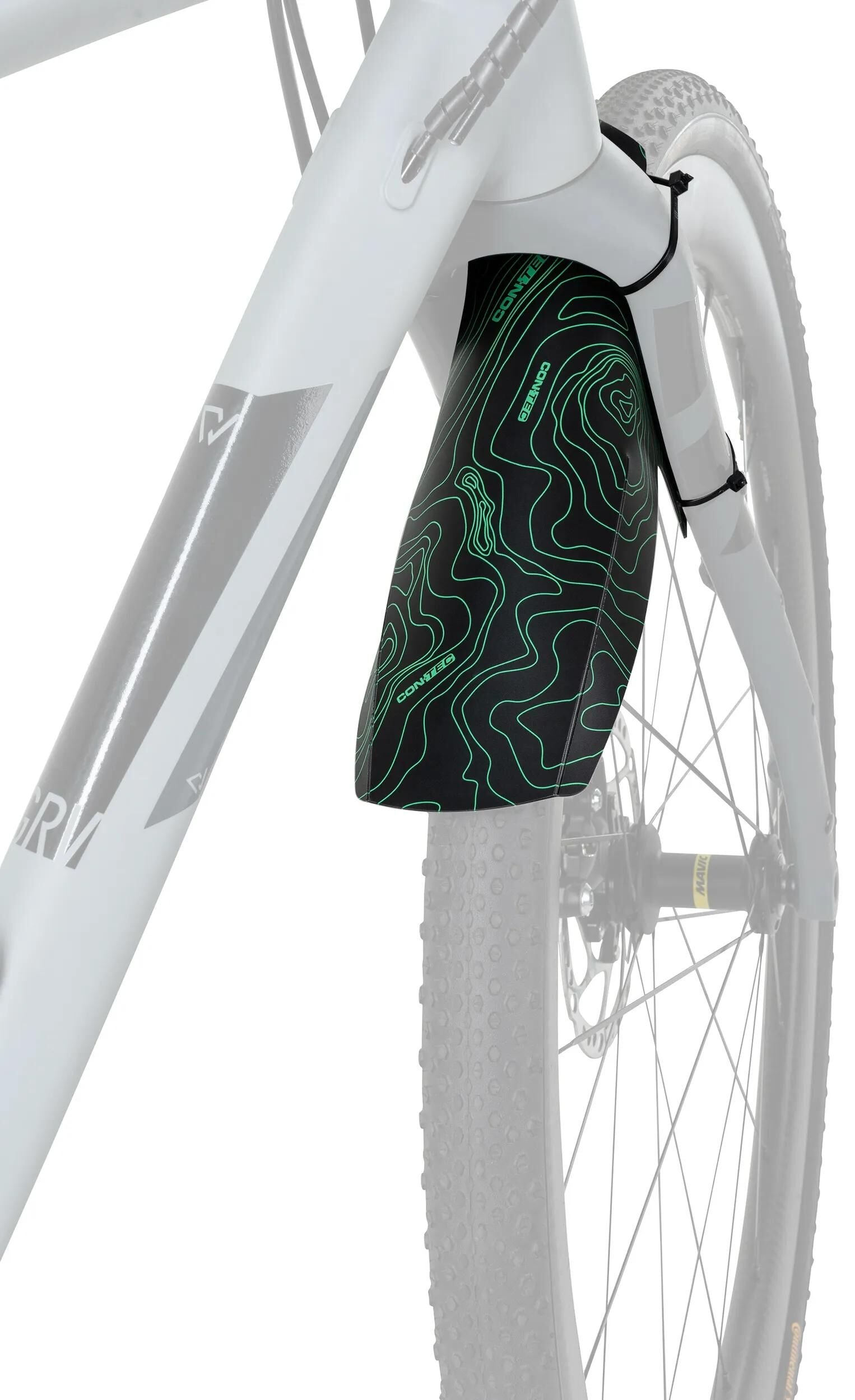 Contec spatbeschermer shield ct splash guard shield lines: black green