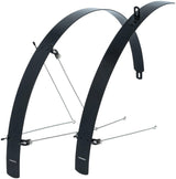 Contec spatbordset flat fender ct fender set flat fender 28 32mm alu black - afbeelding 2