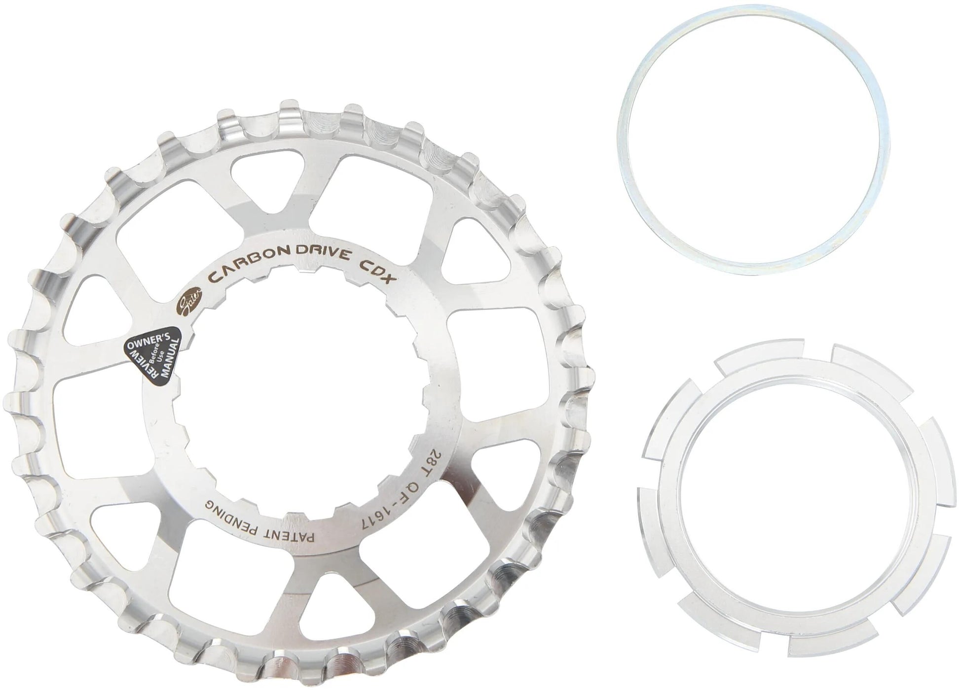 Gates tandwiel cdx 28t bosch gen.2 incl. spacer kit