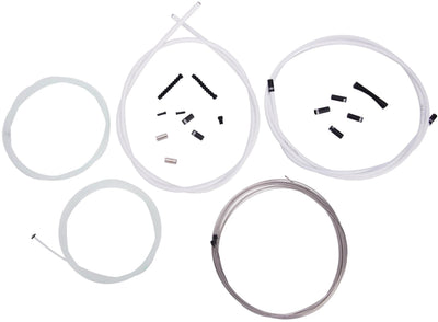 Sram versnellingskabel-set slickwire pro line set slickwire pro 2x2300mm white