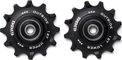 Elvedes derailleurwieltjes RVS 12T 11V sealed narrow wide