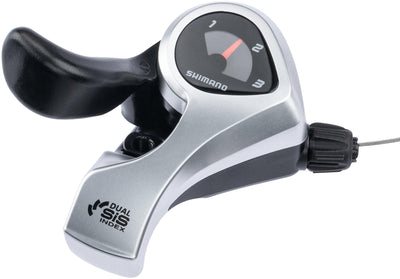 Shimano versteller links 3 speed st-tx50 - zwart zilver