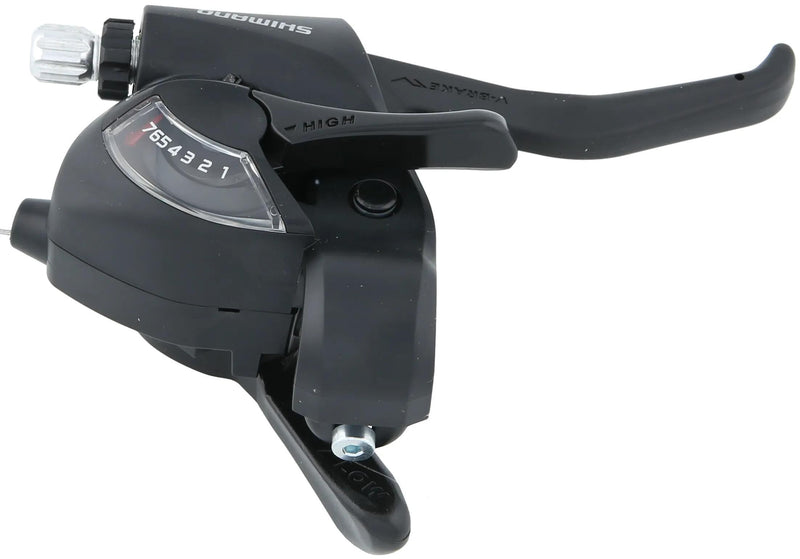 Shimano versteller (rechts) met remhendel 7 speed st-ef41 - zwart