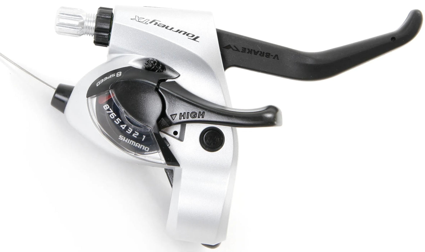 Shimano schakel- remhendel tourney tx st-tx 800 shim.shift br.lever tour. tx800 8sp 2f sil.