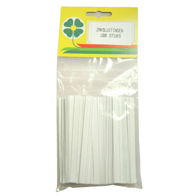 Sluitingen papier10cm a 1000st